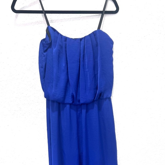 City Triangles royal Blue Sleeveless Jumpsuit with Wide Leg medium - Picture 4 of 10